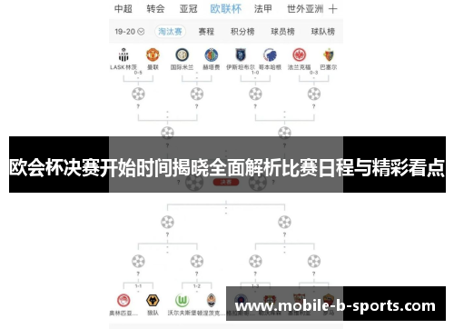 欧会杯决赛开始时间揭晓全面解析比赛日程与精彩看点 欧会杯决赛开始时间揭晓全面解析比赛日程与精彩看点
